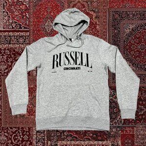 Russell Cincinnati Grey Hoodie, Mens Size M